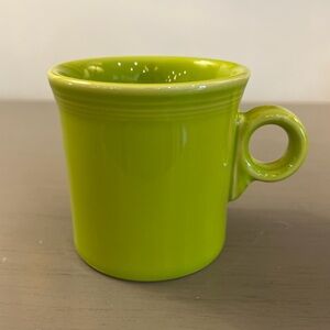 Homer Laughlin Fiesta Ware Coffee Tea Mug Tom & Jerry Ring Handle Lemongrass Cup